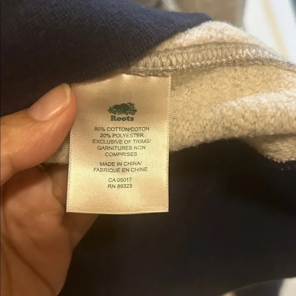 Roots Gray and Black Zip-Up Hoodie - Picture 7 of 8